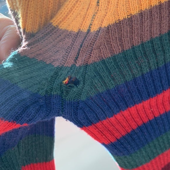 Staud stripe turtleneck sweater - Picture 3 of 3